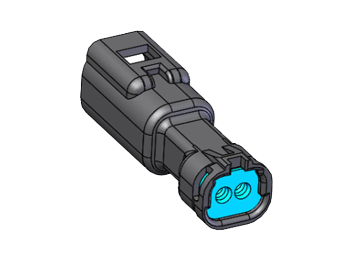 Product image of CA01A5-()()B0-0＊ | CA01 Series | 2.00mm Pitch Waterproof Connector | Waterproof Connectors