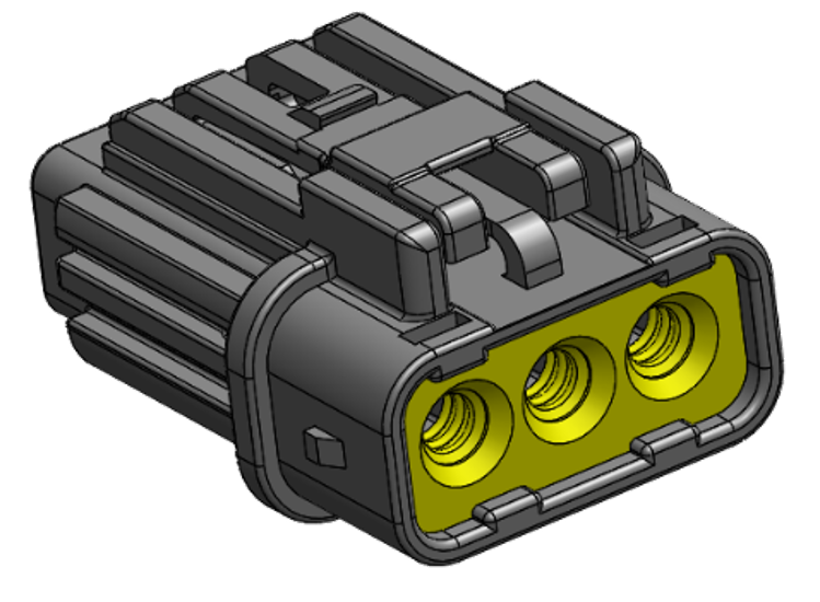 Product image of CJ01A6-03B0-0* | CJ01 Series | High Current 5.80mm Pitch Waterproof Connector | Waterproof Connectors