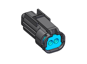 Product image of CA01A6-()()B0-0* | CA01 Series | 2.00mm Pitch Waterproof Connector