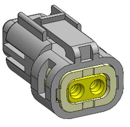 Product image of CB01A6-0()B0-0* | CB01 Series | 2.50mm Pitch Waterproof Connector