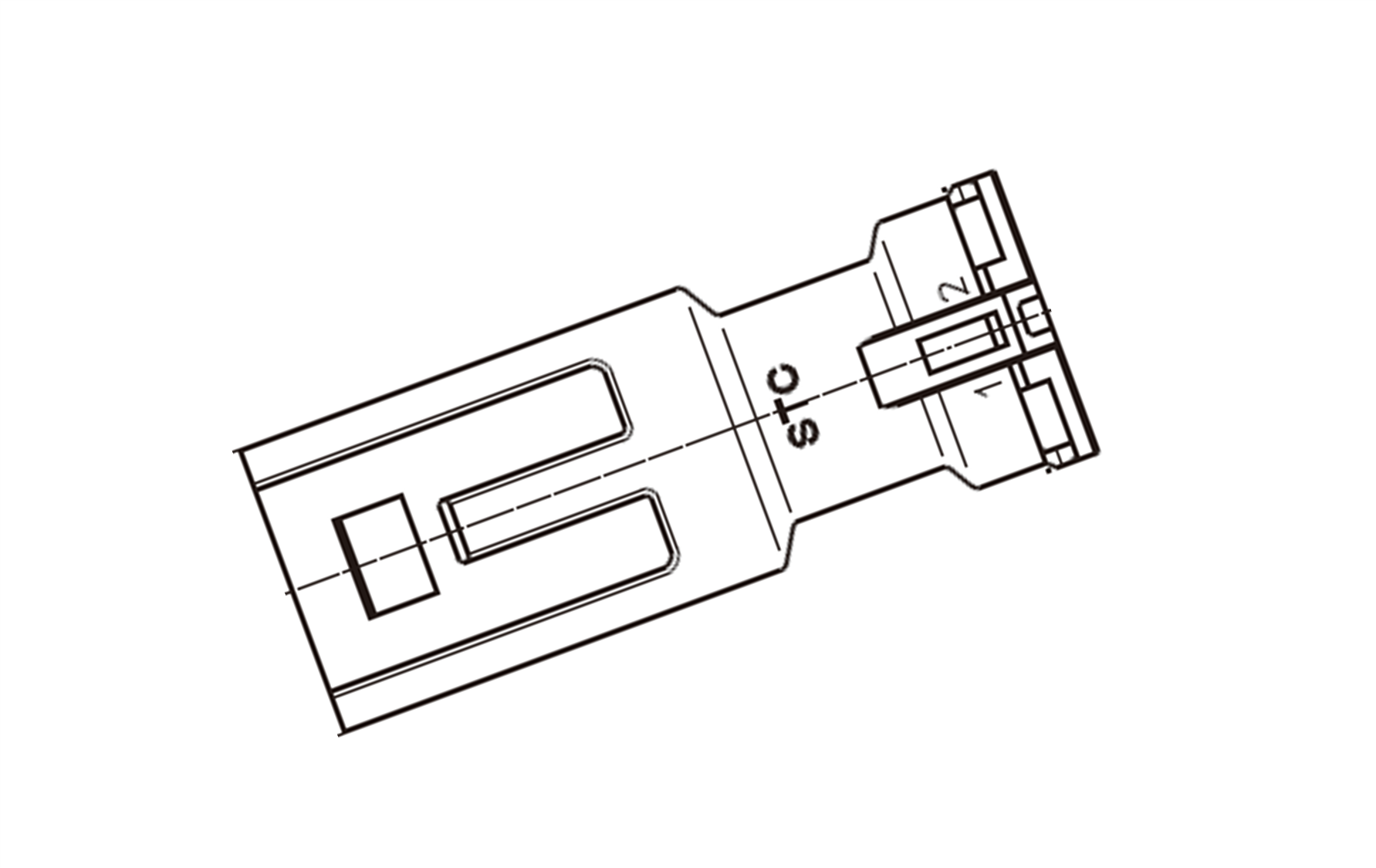 Product image of CE01A5-02#1 | CE01 Series | 4.50mm Pitch Waterproof Connector