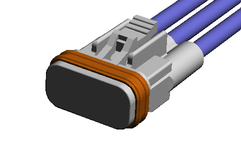 Product image of CL07D0()A | CL07D/E Series | 5.80mm Pitch Waterproof Connector