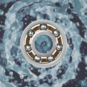 高耐食性ベアリング。釣り具や医療機器など過酷な環境下でも長寿命化を実現