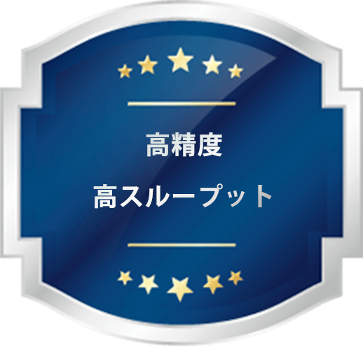 高精度 高スループット