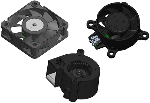 Automotive fan motors