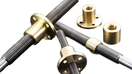 30度台形送りねじ