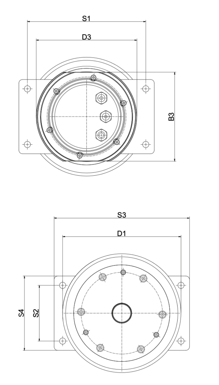 BLDC Wheel Hub Motors外形図